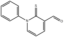 1,2-dihydro-1-phenyl-2-thioxonicotinaldehyde Struktur