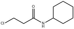 3-CHLORO-N-CYCLOHEXYLPROPANAMIDE Struktur