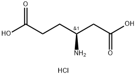 (S)-3-アミノヘキサン二酸塩酸塩 化學(xué)構(gòu)造式