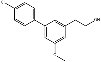 4'-Chloro-3-(2-hydroxyethyl)-5-methoxybiphenyl Struktur