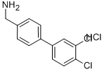 [4-(3,4-DICHLOROPHENYL)PHENYL]METHYLAMINE HYDROCHLORIDE Struktur