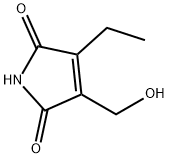 1H-Pyrrole-2,5-dione, 3-ethyl-4-(hydroxymethyl)- (9CI) Struktur