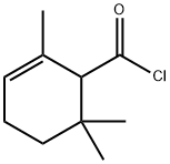 2-Cyclohexene-1-carbonyl chloride, 2,6,6-trimethyl- (9CI) Struktur