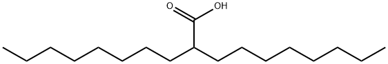 2-octyldecanoic acid Struktur