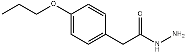 4-PROPOXY-BENZENEACETIC ACID HYDRAZIDE Struktur