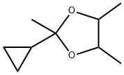 2-cyclopropyl-2,4,5-trimethyl-1,3-dioxolane Struktur