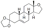 17-Oxoestr-5-en-3-one ethylene acetal Struktur