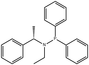 [Ethyl[(S)-1-phenylethyl]amino]diphenylphosphine Struktur