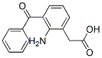 2-(2-amino-3-benzoyl-phenyl)acetic acid Struktur