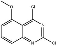 8-METHOXY-2,4-DICHLOROQUINAZOLINE Struktur