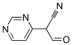 4-Pyrimidineacetonitrile, alpha-formyl- (9CI) Struktur