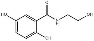 2,5-二羥基-N-(2-羥乙基)苯甲酰胺 結(jié)構(gòu)式