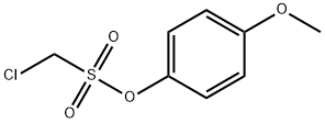 Chloromethanesulfonic acid 4-methoxyphenyl ester Struktur