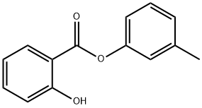 Benzoic acid, 2-hydroxy-, 3-Methylphenyl ester Struktur