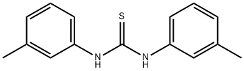 Thiourea, N,N'-bis(3-methylphenyl)- Struktur