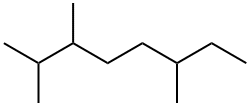 2,3,6-trimethyloctane Struktur