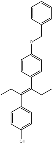 4'-(Benzyloxy)-α,β-diethyl-4-stilbenol Struktur