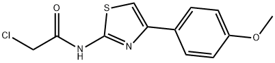 2-CHLORO-N-[4-(4-METHOXY-PHENYL)-THIAZOL-2-YL]-ACETAMIDE Struktur