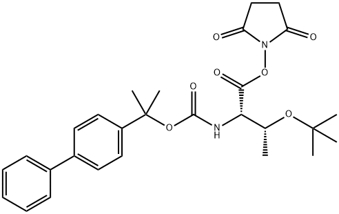 BPOC-THR(TBU)-OSU Struktur