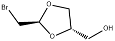 trans-2-bromomethyl-1,3-dioxolane-4-methanol Struktur