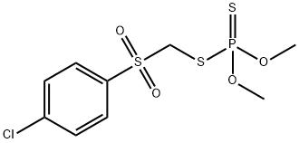 CARBOPHENOTHION METHYL SULFONE Struktur