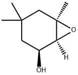 7-Oxabicyclo[4.1.0]heptan-2-ol, 4,4,6-trimethyl-, (1S,2S,6R)- (9CI) Struktur