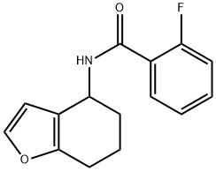 Benzamide, 2-fluoro-N-(4,5,6,7-tetrahydro-4-benzofuranyl)- (9CI) Struktur