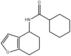 Cyclohexanecarboxamide, N-(4,5,6,7-tetrahydro-4-benzofuranyl)- (9CI) Struktur