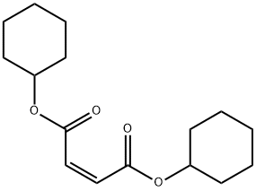 dicyclohexyl maleate Struktur