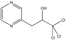 1,1,1-Trichloro-3-(pyrazin-2-yl)propan-2-ol Struktur