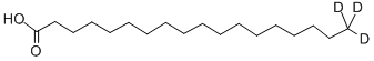 OCTADECANOIC-18,18,18-D3 ACID Struktur