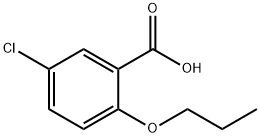 5-chloro-2-propoxybenzoic acid Struktur