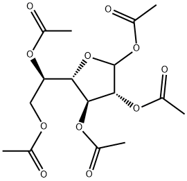 D-ガラクトフラノースペンタアセタート 化學(xué)構(gòu)造式