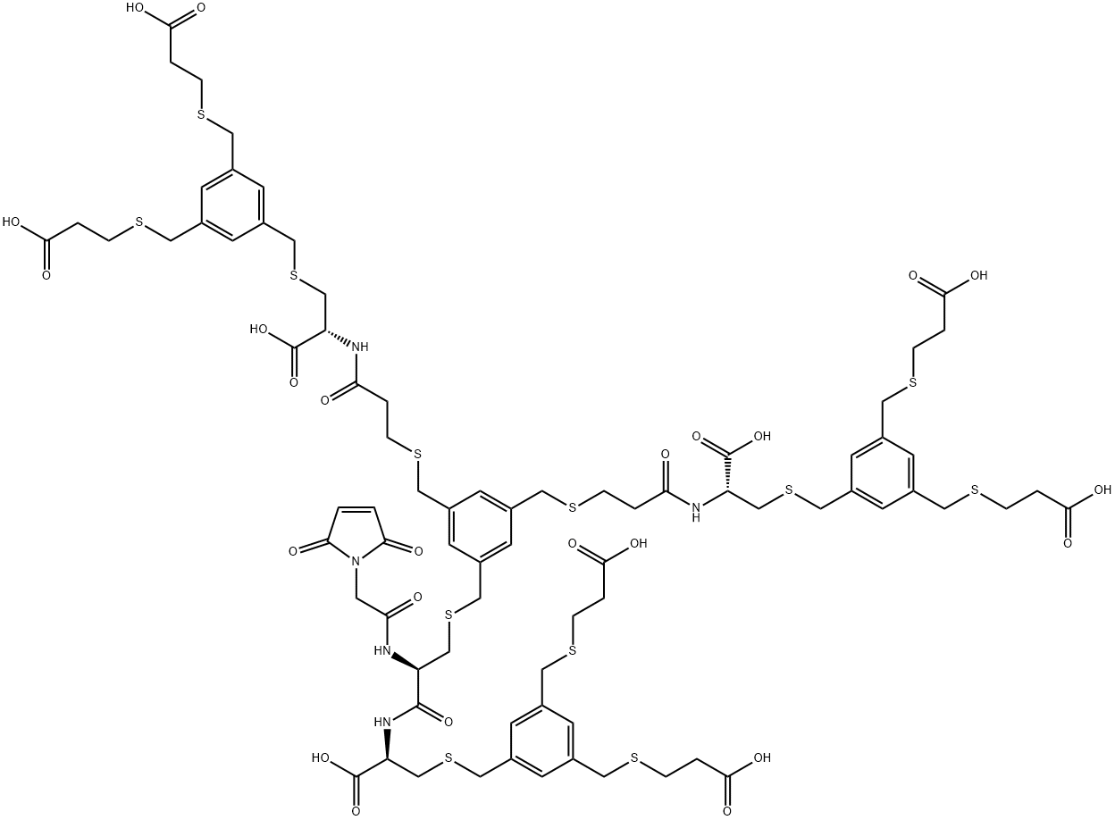 (R)-4-(2-acetamido-2-carboxyethylthio)-2-oxobutanoic acid Struktur