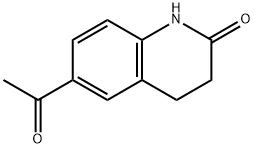 6-acetyl-1,2,3,4-tetrahydroquinolin-2-one Struktur