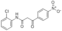 2'-CHLORO-2-(4-NITROBENZOYL)ACETANILIDE Struktur