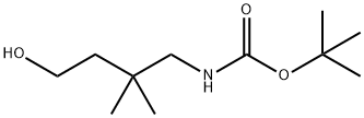 Carbamic acid, (4-hydroxy-2,2-dimethylbutyl)-, 1,1-dimethylethyl ester (9CI) Struktur