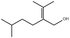 3-methyl-2-(3-methylbutyl)but-2-en-1-ol Struktur