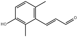 2-Propenal,3-(3-hydroxy-2,6-dimethylphenyl)-,(2E)-(9CI) Struktur