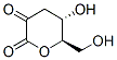 D-erythro-2-Hexulosonic acid, 3-deoxy-, delta-lactone (9CI) Struktur