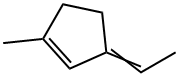 3-Ethylidene-1-methyl-1-cyclopentene Struktur