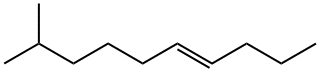 (E)-9-Methyl-4-decene Struktur