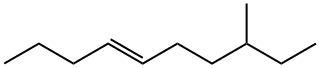 (E)-8-Methyl-4-decene Struktur