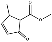 3-Cyclopentene-1-carboxylic acid, 2-methyl-5-oxo-, methyl ester (9CI) Struktur