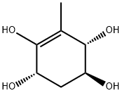 2-Cyclohexene-1,2,4,5-tetrol, 3-methyl-, (1S,4S,5S)- (9CI) Struktur