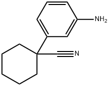 Cyclohexanecarbonitrile,1-(3-aminophenyl)- Struktur