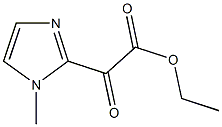 (1-Methyl-1H-imidazol-2-yl)-oxo-acetic acid ethyl ester Struktur