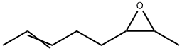 Oxirane,  2-methyl-3-(3-penten-1-yl)- Struktur