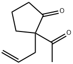 Cyclopentanone, 2-acetyl-2-(2-propenyl)- (9CI) Struktur