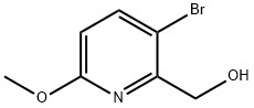 3-Bromo-2-(hydroxymethyl)-6-methoxypyridine Struktur